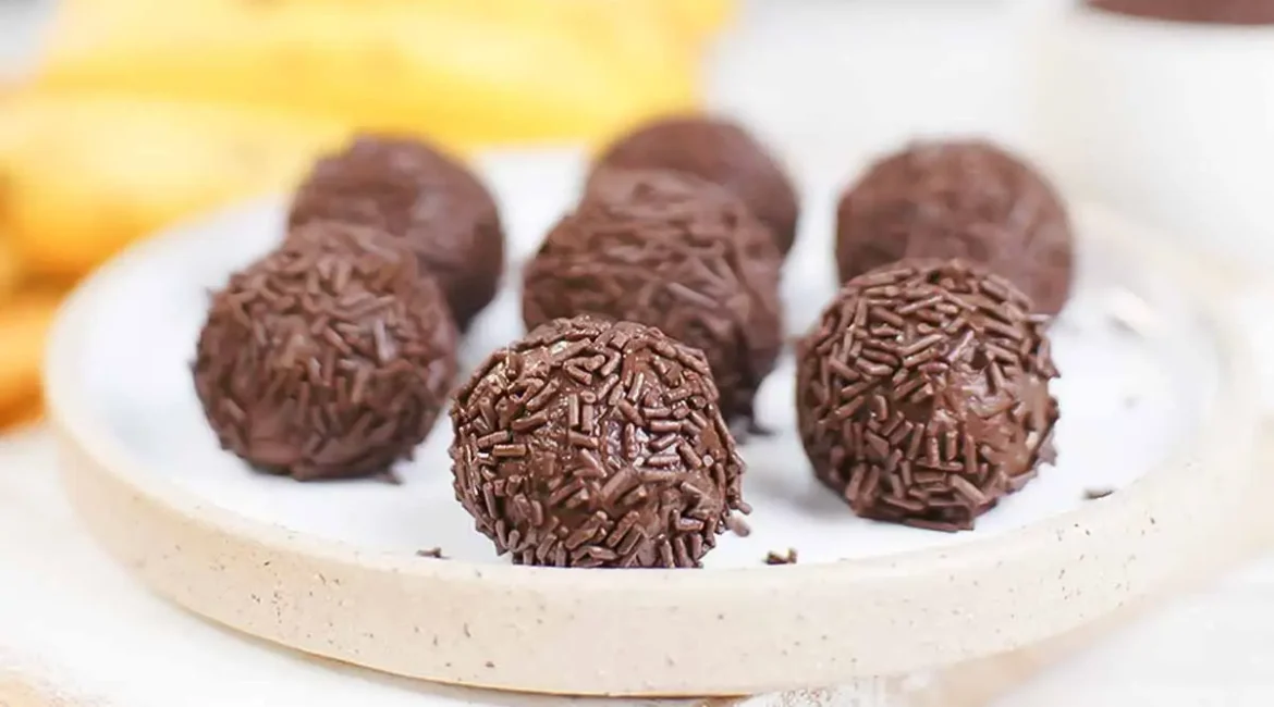 Brigadeiro fitness de banana